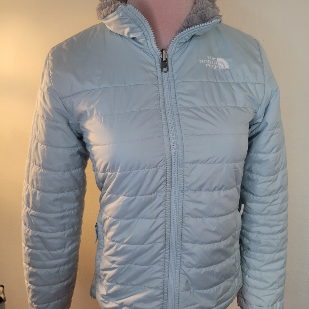 The North Face Women's Light Blue Puffer Jacket